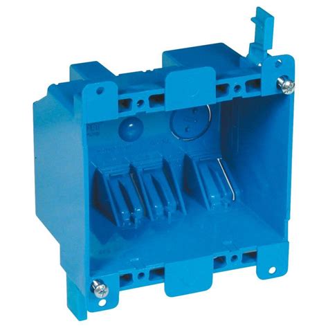 shallow electrical outlet box 2 gang|2 gang old work boxes.